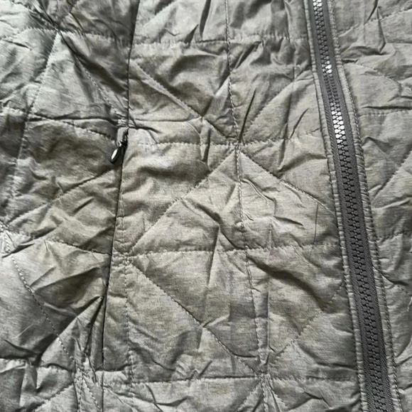 The North Face Woman Trendy Mid-length Down Jacket Silver Grey S - Picture 3 of 5